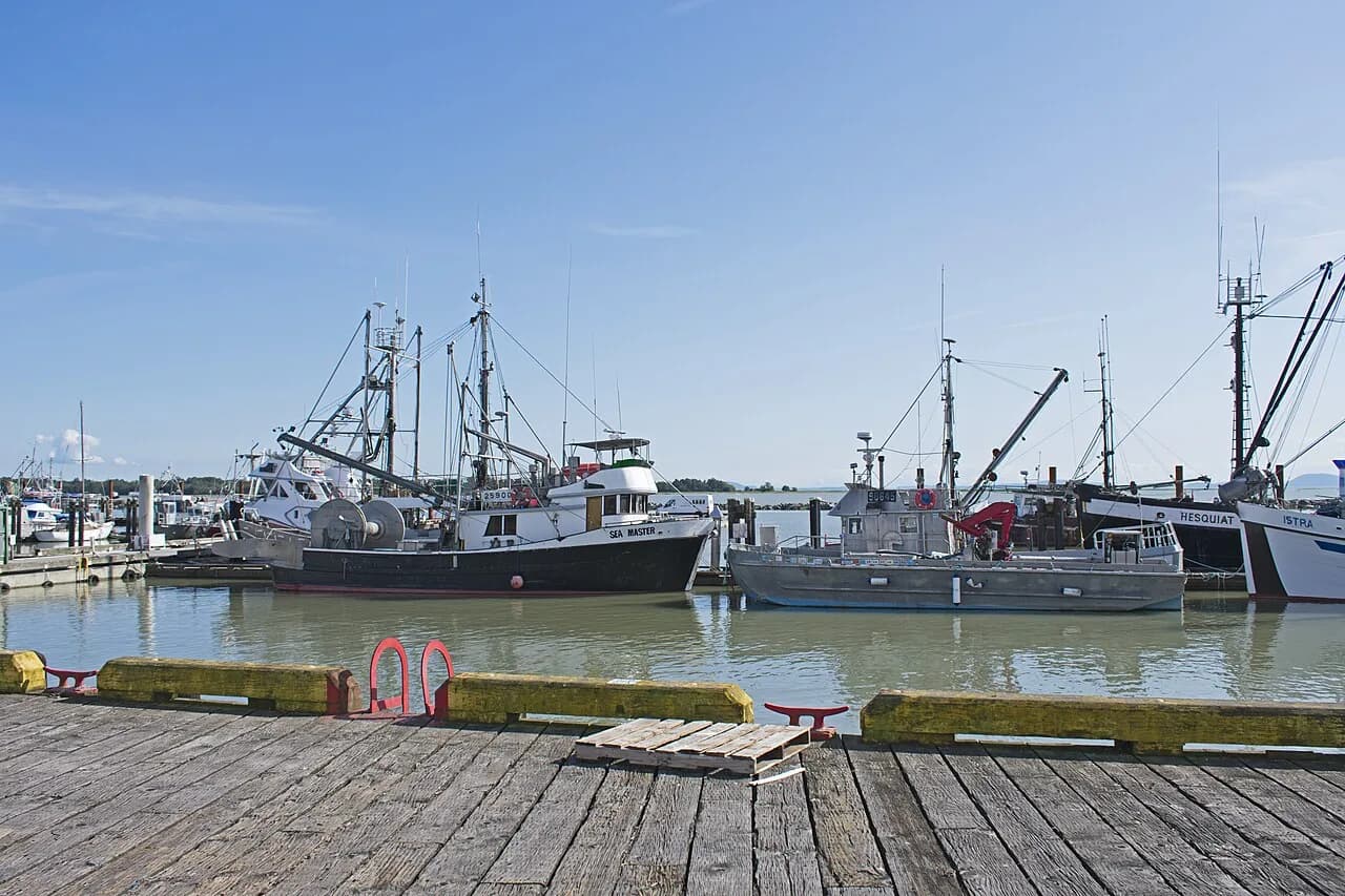 Steveston Harbour in Richmond, British Columbia