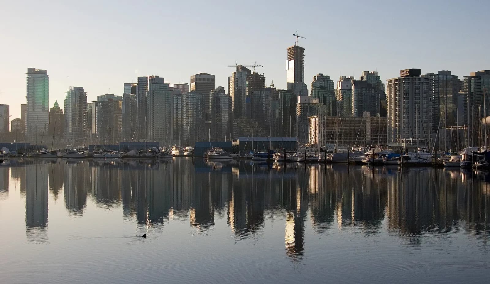 Vancouver's Coal Harbour and downtown condo towers